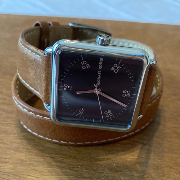 Michael Kors Brenner Double Wrap Watch - Picture 1 of 6